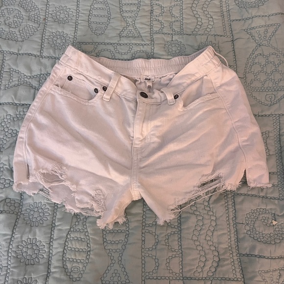 Aerie white jean shorts - Picture 1 of 2